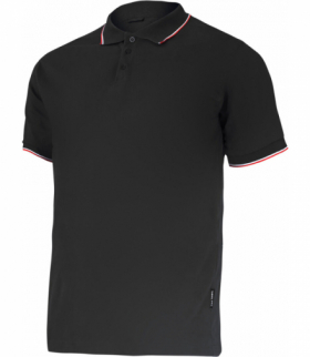 Koszulka polo 190g/m2, czarna, "s", ce, Lahti Pro L4031001