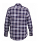 Koszula flanelowa w kratę, granatowa, H:188-194, C:116-120, 2XL, LP Lahti Pro LPKF22XL