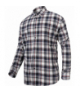 Koszula flanelowa szaro-czar., 170g/m2, "m", ce, Lahti Pro L4180402