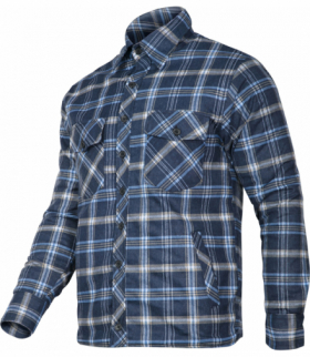 Koszula flanelowa ociep., granat-nieb., "s", ce, Lahti Pro L4180201