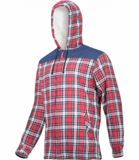Koszula flanelowa ociep. wzmoc., czerw-gran., "2xl",ce,Lahti Pro L4180705