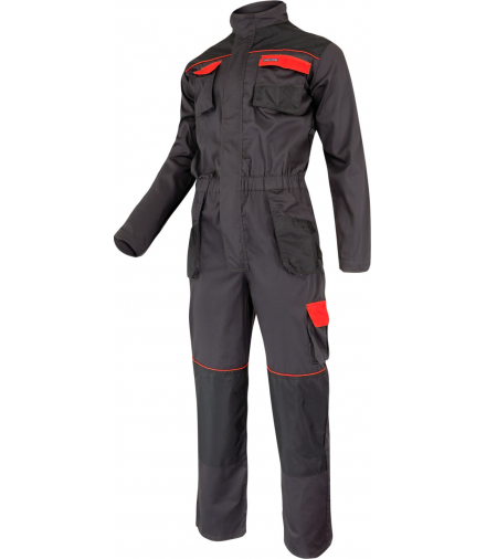 Kombinezon grafitowo-pomarańczowy, 190g/m2, "3xl (60)", ce, Lahti Pro L4150160