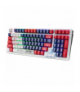 Klawiatura mechaniczna BLOODY S98 USB Sports Navy (BLMS Red Plus Switches) A4TECH A4TKLA47390