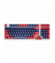 Klawiatura mechaniczna BLOODY S98 USB Sports Navy (BLMS Red Plus Switches) A4TECH A4TKLA47390