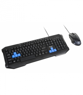Klawiatura + mysz laserowa Gamer Quer LEC-KOM0572