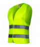 Kamizelka siatkowa z pasami odblaskami żółta, "3xl", Lahti Pro L4130506
