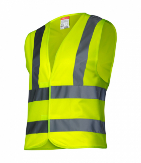 Kamizelka ostrzegawcza 4 pasy, żółta, "2xl", ce, Lahti Pro L4132205