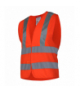 Kamizelka ostrzegawcza 4 pasy, pomarańczowa, "xl", ce, Lahti Pro L4132304
