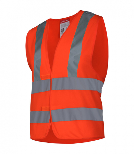 Kamizelka ostrzegawcza 4 pasy, pomarańczowa, "3xl", ce,Lahti Pro L4132306
