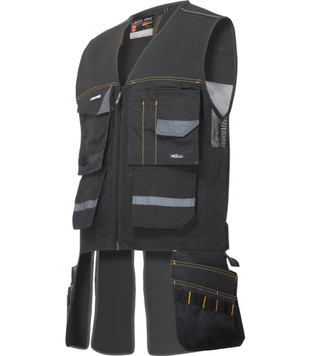 Kamizelka monterska czarna, "l", ce, Lahti Pro L4131603
