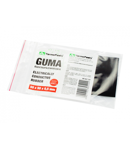Guma elektroprzewodząca 50x50x0,5mm ag Blow 2356
