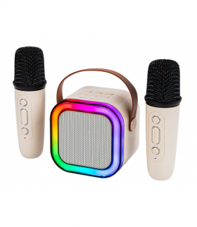Głośnik bluetooth karaoke rgb 2 mikrofony Blow 30-358