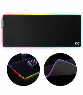 Gamingowa podkładka pod mysz klawiaturę z podświetleniem LED RGB , 800x300x4mm, RS705 NanoRS CEN-72435