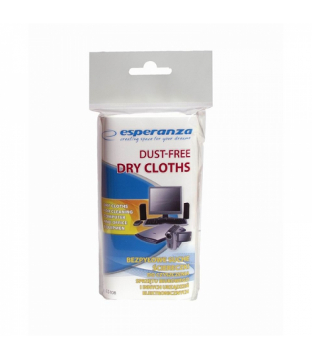 ES108 Ściereczki bezpyłowe suche 24 sztuki Esperanza ESP-ES108
