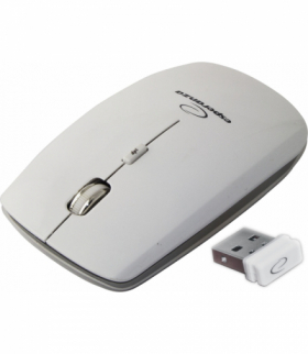 EM120W Mysz bezprzewodowa 2.4GHz 4D optyczna USB Saturn biała Esperanza ESP-EM120W