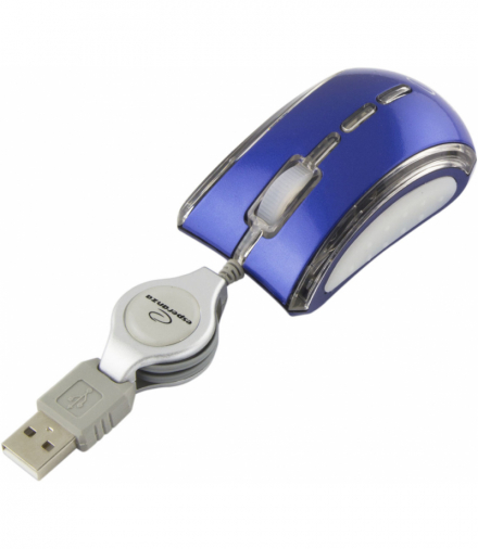 EM109B Mysz przewodowa mini optyczna USB Celaneo niebieska Esperanza ESP-EM109B