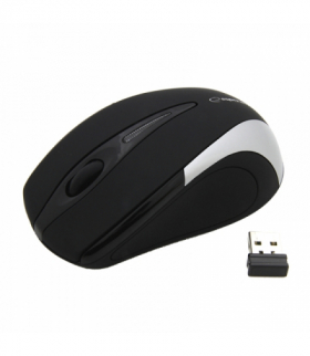 EM101S Mysz bezprzewodowa 2.4GHz 3D optyczna USB Antares srebrna Esperanza ESP-EM101S