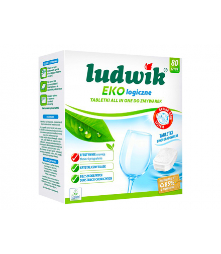 Ekologiczne tabletki do zmywarek 80 szt ludwik Blow 90-104
