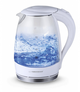 EKK011W czajnik elektryczny szklany salto angel 1.7 l biały Esperanza ESP-EKK011W