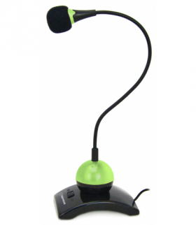 EH130G Mikrofon Chat Desktop zielony Esperanza ESP-EH130G