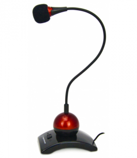 EH130 mikrofon chat desktop czerwony Esperanza ESP-EH130