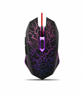 EGM211R Mysz przewodowa dla graczy 6D optyczna USB MX211 Lightning Esperanza ESP-EGM211R