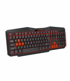 EGK201R klawiatura przewod. gaming led usb tirions czerwona Esperanza ESP-EGK201R