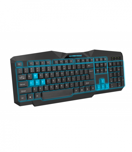 EGK201BUA klawiatura przewod. gaming led usb tirions niebieska ua Esperanza ESP-EGK201BUA
