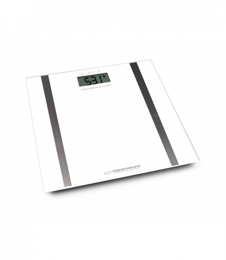 EBS018W cyfrowa waga łazienkowa analityczna samba biała Esperanza ESP-EBS018W