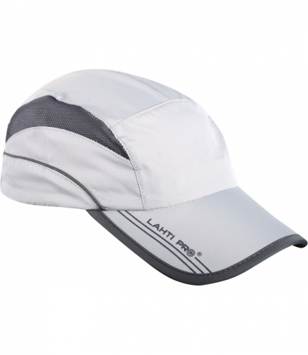 Czapka z daszkiem sportowa szara, Lahti Pro L101070S