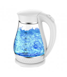 Czajnik szklany 1,7l ADLER AD 1274 white