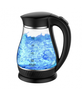 Czajnik szklany 1,7l ADLER AD 1274 black