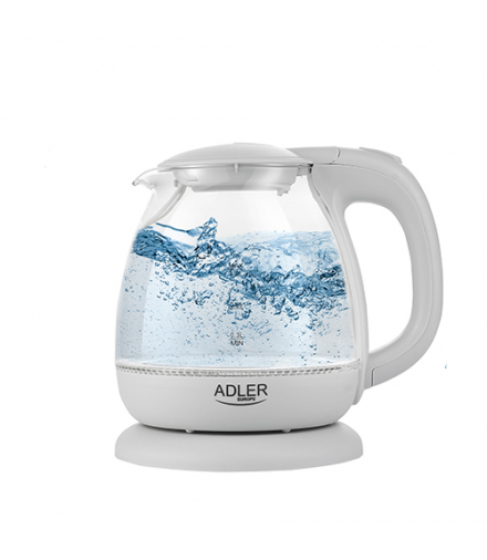 Czajnik szklany 1,0l ADLER AD 1283 grey