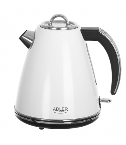 Czajnik metalowy 1,5 l strix ADLER AD 1343 white