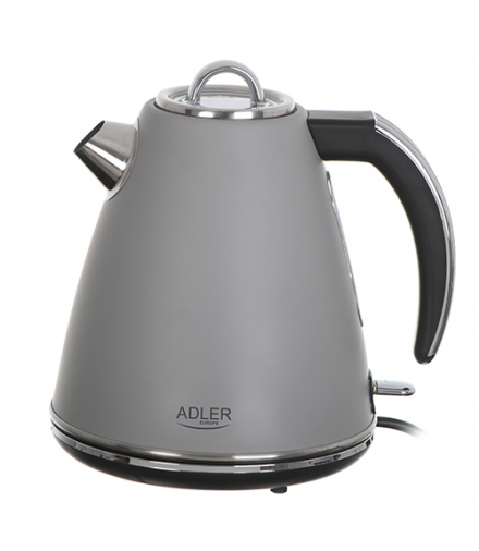 Czajnik metalowy 1,5 l strix ADLER AD 1343 grey