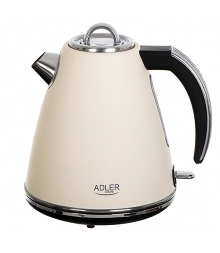 Czajnik metalowy 1,5 l strix ADLER AD 1343 creme
