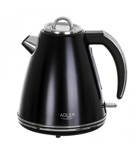 Czajnik metalowy 1,5 l strix ADLER AD 1343 black