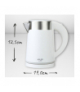Czajnik elektryczny 0,6l ADLER AD 1372 white