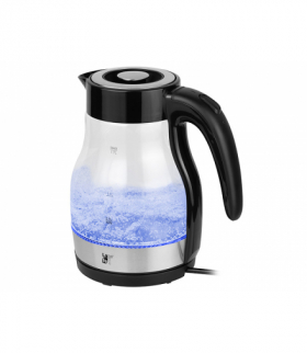 Czajnik elektryczny ze szklanym dzbankiem i obudową ze stali nierdzewnej 1.7L, 2200W, CEG017 LAFE LAFCZA47291