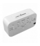 Cyfrowy budzik white led biały ATL AK240C