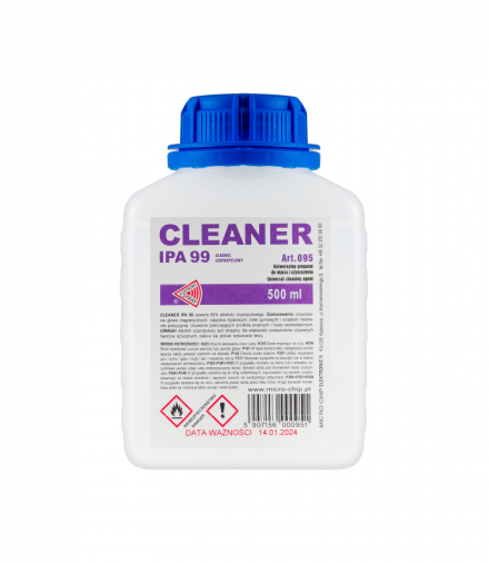 Cleanser IPA 99 500 ml MICROCHIP ART.095 Micro chip LEC-CHE1661