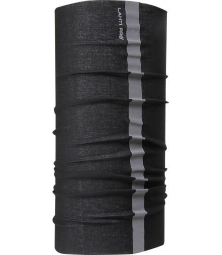 Chusta wielofunkcyjna czarna z pasem odblaskowym Lahti Pro L1030300