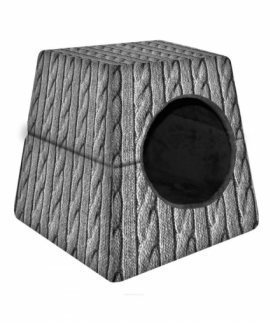 Budka dla psa/kota 2w1 -Warkocz M 43x43 Bertoni CEN-80709