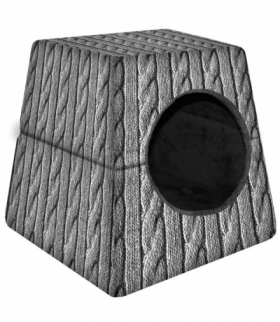 Budka dla psa/kota 2w1 - Warkocz L 55X55 Bertoni CEN-81581