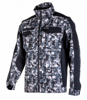 Bluza z odpinanymi rękawami szaro-czarna, "2xl", ce, Lahti Pro L4042005