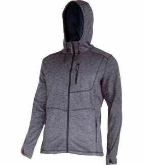 Bluza z kapturem i suwakiem szara, "2xl",ce,Lahti Pro L4013505
