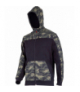 Bluza z kapturem i suwakiem moro ziel.-czar., "l", ce, Lahti Pro L4014003