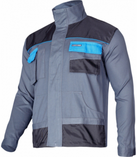 Bluza szaro-niebieska 100% bawełna, 190g/m2, "m (50)", ce, Lahti Pro L4040550