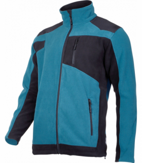 Bluza polar ze wzmocnieniami turkusowo-czarna, "s", ce, Lahti Pro L4011401