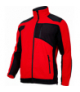Bluza polar ze wzmocnieniami czerwono-czarna, "xl", ce, Lahti Pro L4011504